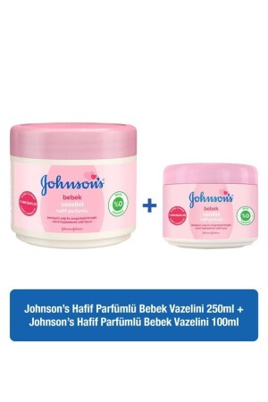Intensive Moisturizing and Nourishing Vaseline 250 Ml + 100 Ml - Hand and Nail Care Cream PKTJJVZLN250+ELTRNKBKM100ML - Johnson's