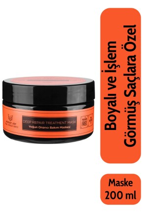 Intensive Repairing Hair Care Mask Containing Keratin Special for Treated and Damaged Hair 200 ml - Ashley Joy