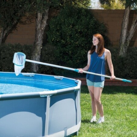 INTEX 29055 elek için 279 cm teleskopik temizleme çubuğu - Intex