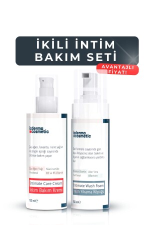 Intim Care Cream and Foam (Anti-Odor and Itching for the External Genital Area) Set of 2 - Izderma