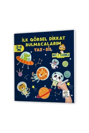 Inventor Ant Write and Erase Series My First Visual Attention Development Book - Yükselen Zeka Yayınları