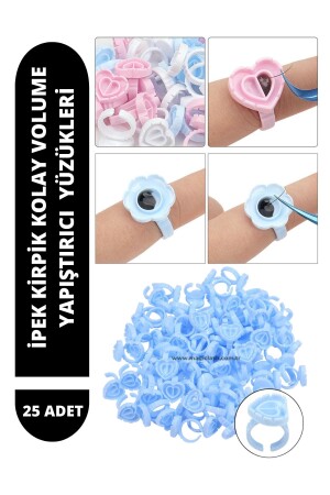 Ipek Kirpik Kolay Volume Yapıştırıcı Yüzükleri 25 li - Magic Lash