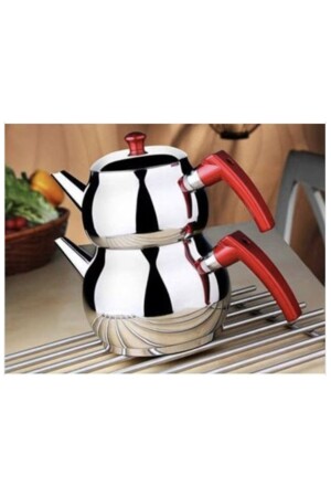 Ipeksaray Family Size (BIG SIZE) Teapot Double Lid Teapot Redbüyük2 - Ceylan