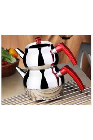 Ipeksaray Medium Size Teapot Double Lid Teapot medium - Ceylan