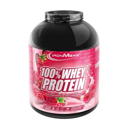 Ironmaxx 100% Whey Protein (2350 g, Raspberry) - Ironmaxx