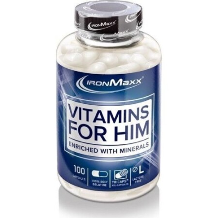 IronMaxx Vitamine für Ihn, 100 Kapseln. - IronMaxx
