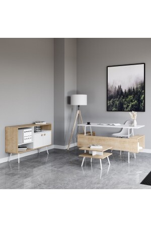 Irony Maxi Office Set White Oak 15001,2 - lagomood