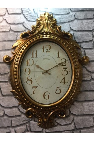 'iş-sat' Large Size Modern Living Room Type Vintage Luxury Wall Clock (73CM. ) (SPECIAL TASTE PAINTED) İŞSAT-A731ZA - QUARTZ