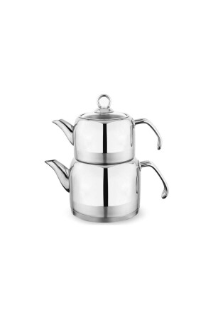 Island Metal Teapot Set Large 4 Pieces - Inox 1S0002-INX - Schafer