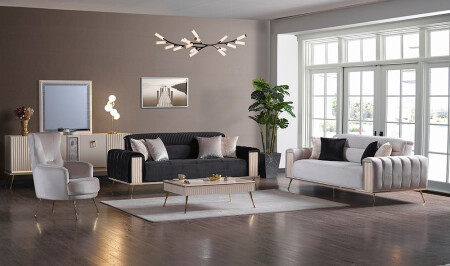 Island Sofa Set Metal Case - Cadde Yıldız
