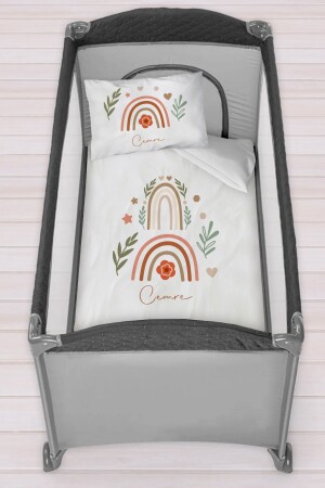 Isme Özel 75x120 Park Yatak Beşik Nevresim Takımı park-285374637992 - Homamia