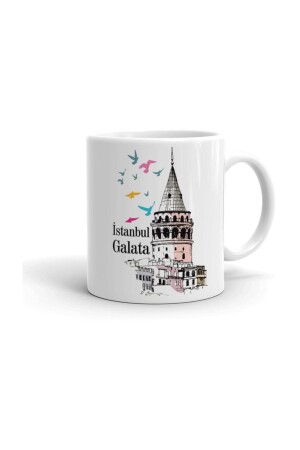 Istanbul Galata Tower Keramikbecher Tasse KP15-2 - iF Dizayn