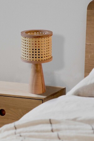 Istanbul Series Mini Beyoğlu Wooden Lampshade with Hazeran - Ahşap Fabrikasi