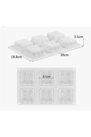 Italian Model Silicone Cake Mold SİLİKOLOVE Bulut - Pasta Durağı