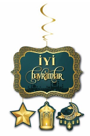 Iyi Bayramlar Asmalı Tavan Süs - Parti Sürprizi