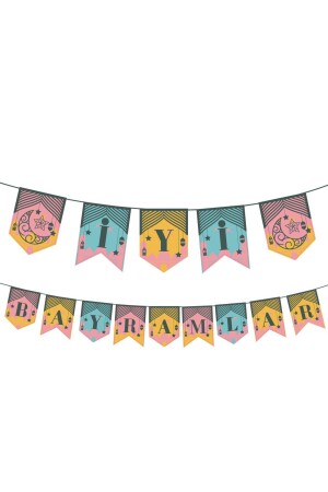 Iyi Bayramlar Zigzag Banner Hoşgeldin Ramazan 10104 - KBK MARKET