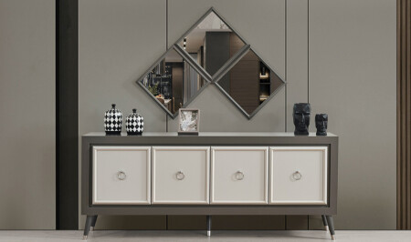 Izmit Gray Console - Cadde Yıldız