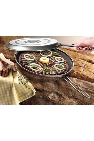 J-60 Cem Besa Promo Twin Fish Pan 32 Cm CEMPRMSIG24ANT - Cem Bialetti