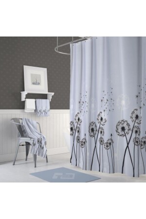 Jackline Bathroom Shower Curtain 2200 Double Wings 2x120x200 - Zethome