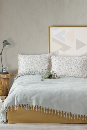 Jacquard Double Pique Set Origin Mint 3025p - Cotton Box