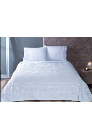 Jacquard-Piqué-Set Liana Double Elastic 230 cm x 250 cm LİANA - Taç