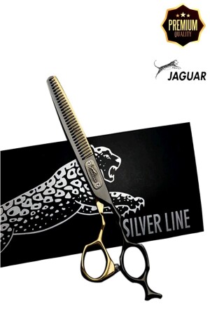 Jaguar Ara Scissors Efile Hair Cutting Scissors with Leather Bag Professional Barber Hairdresser 6 Inch XLJ51A - Jaguar