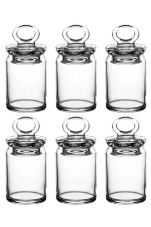 Jar Kitchen Mini Spice Jar 240 Cc - 6 Pieces PB&95104-6LI mini jar - Paşabahçe