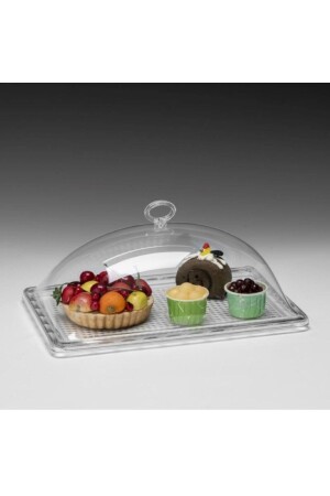 Jar with Acrylic Cover and Polycarbonate Tray 22,5*32,5 H 11 ZCP 831 - Zicco