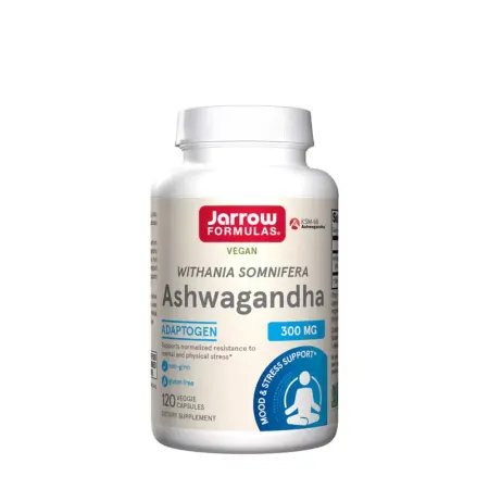 Jarrow Formulas Ashwagandha 300 mg (120 Veggie Capsules) - Jarrow Formulas