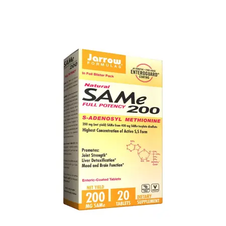 Jarrow Formulas SAMe 200 (20 Tablets) - Jarrow Formulas