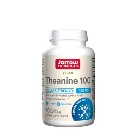 Jarrow Formulas Theanine 100 mg (60 Veg Capsules) - Jarrow Formulas