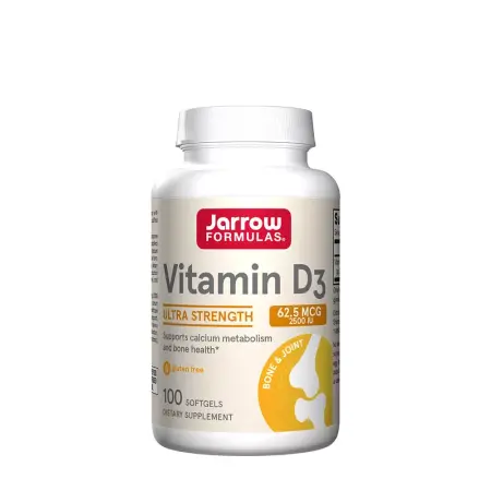 Jarrow Formulas Vitamin D3 2500 IU (100 Softgels) - Jarrow Formulas