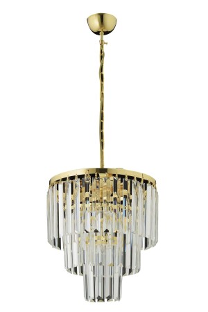 Jasmine 4-Piece Crystal Stone Pendant Lamp Chandelier G-066-4YSM - Trendylight