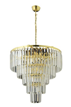 Jasmine 8-teiliger Kristallstein-Hängelampen-Kronleuchter G-066-8YSM - Trendylight