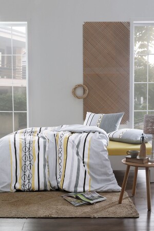 Jaune Single Duvet Cover Set PR-12638465 - FLORETTA