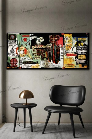 Jean-michel Basquiat Notary Canvas Print BSQUITNTRY - ColorVision
