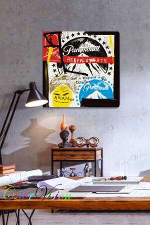 Jean Michel Basquiat&andy Warhol Paramount Canvas Print JMBANDYPRMNT01 - ColorVision