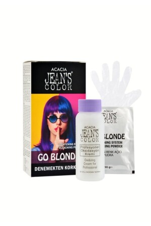 Jean's Color Hair Lightening Set - Jeans Color