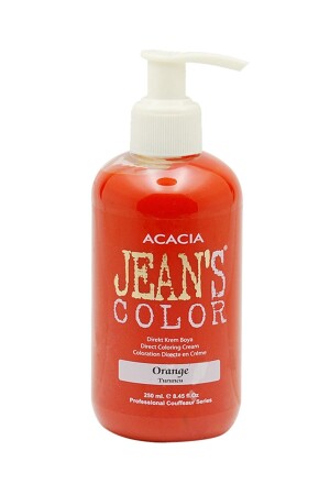 Jean's Color Orange 250ml. Ornge Ammonia-Free Balayage Colored Hair Dye - Acacia