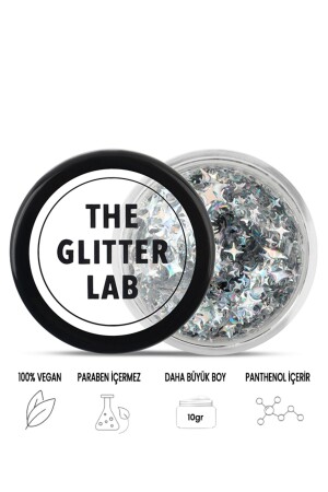 Gel Form Shiny Glitter - Metallic Space Face Glitter SP01 - The Glitter Lab