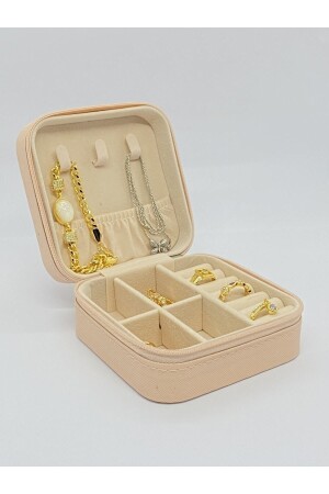 Jewelry Bag White Jewelry Box Pink TKCNT008 - DAWLA