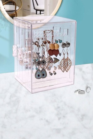 Jewelry Organizer Stand with 3 Drawers - Necklace Earring Bracelet Organizer Storage Box SW3ÇK - Sweet Ela