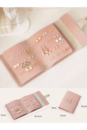 Jewelry Ring Jewelry Earring Storage Bag Travel Size Capacity for 42 Pieces Earrings and Necklaces Bracelets - Vip Case
