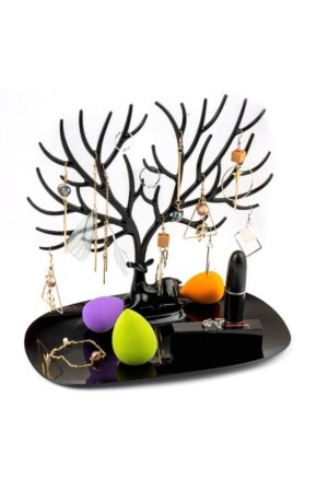 Jewelry Stand with Black Deer Design - Cmt