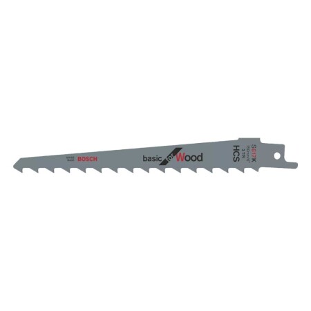 Jigsaw blade BOSCH Basic for Wood S 617 K, 2 pcs - Bosch Accessories