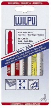 Jigsaw blades SORT 2000 (5pcs. set) WILPU - Wilpu