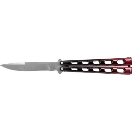 Joker JKR595 black and red butterfly knife - Joker