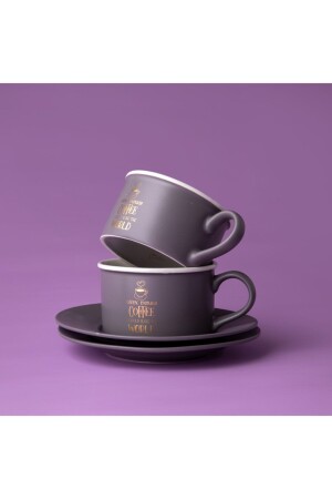 Joy Gray Tea Cup Set 500. 01. 01. 8592 - Jumbo