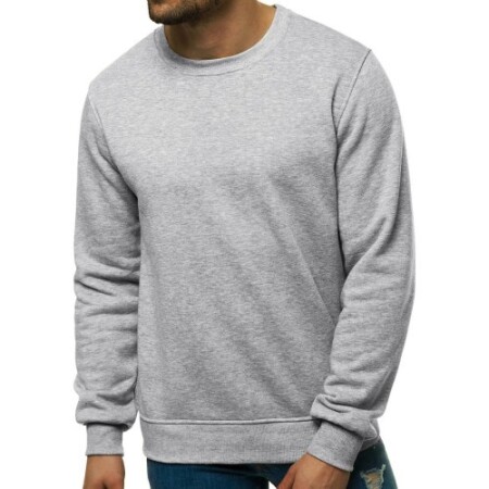 J.Style Erkek Polar Kazak Açık Gri 68B2001-2 - J.STYLE