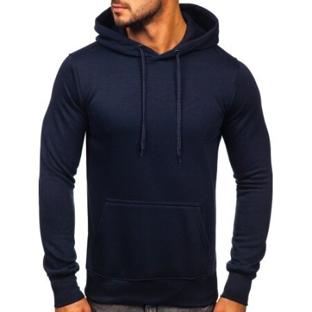 J.Style Men's Sweater Fleece Blue 68B2009-25 - J.STYLE